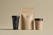 bottle label and pouch packaging design