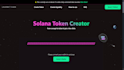 create solana token launcher, spl token creator