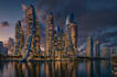 futuristic 3d skyscraper,cityscape round building, real estate,skyline rendering