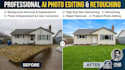 professional ai photo editing, background removal, retouching and enhancement