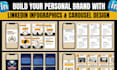 design linkedin posts, carousel posts, infographics ,cheat sheets