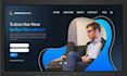 create a professional landing page