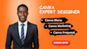 create professional canva menus, proposals, and marketing materials