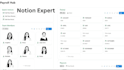 build a custom notion template, pages, dashboard, automation and consultation