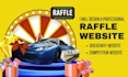 create raffle website giveaway website competition website for raffle business