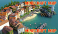 build custom themed minecraft base map medieval castle fantasy city modern house