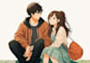 make a anime couple character art anime style