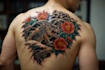 do a tattoo design in japanese style