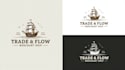 create beautiful viking ship logo with unlimited revision