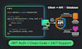 build a nodejs express rest API with mysql or mongodb jwt auth