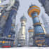 create stunning cyberpunk city art