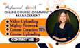 upload video courses to skool community and organize course content