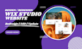design wix studio website redesign wix studio website wix studio edit wix studio