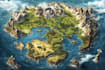 do fantasy map illustration