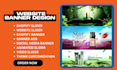 design hero header banner shopify website banner video slider