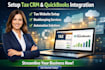 setup tax crm quickbooks integration tax website bookkeeping website automation