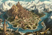 fantasy map design map illustration fantasy map