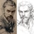 draw character design in sketch