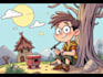 draw cartoon illustration art