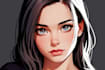 make detailed vector art portrait
