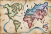 draw a fantasy map with digital watercolours