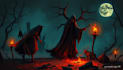 draw dark, gothic, fantasy or horror illustrations