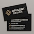 create a luxury double sided business card design