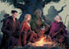 illustrate your dnd characters together as a heroic party