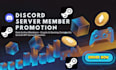 do discord server promotion for steam game, steam game promotion