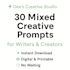 create ready to use writing prompts