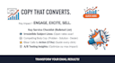 deliver an irresistible cx strategy and persuasive copy to drive sales