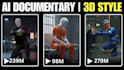 make fern style 3d documentary content for you