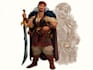 draw your rpg character in color illustration