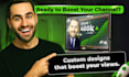 design professional youtube thumbnail