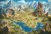 do fantasy map illustration