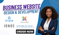 build sitebuilder drupal joomla ionos business website design development