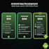 develop your complete android app with backend integration