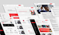 develop a responsive website with custom figma UI UX design