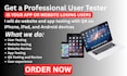 do user testing, website testing, app testing, QA and UX audit detailed feedback