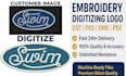 professionally digitize your logo into dst, pes, emb embroidery files