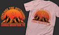 design retro and vintage tee graphics with custom typography