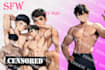 create your bara anime character with editable layers
