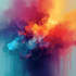 paint digital professional abstract art by hand