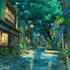 do anime background art