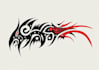 make artistic tribal tattoo for back or spine