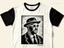 create linocut t shirt design for brands