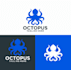 make hand drawn mascot octopus logo