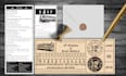 design an elegant custom wedding invitation