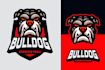 do modern bulldog logo design