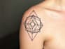 create minimalist tattoo, monoline, line art illustration